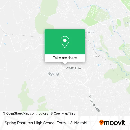 Spring Pastures High School Form 1-3 map