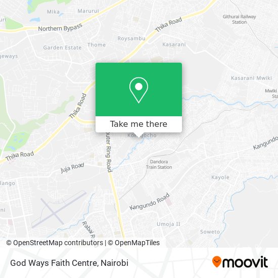 God Ways Faith Centre map