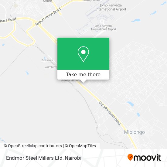 Endmor Steel Millers Ltd map