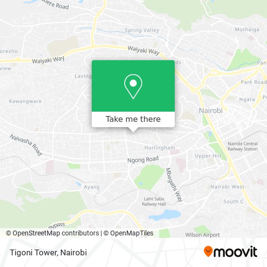 Tigoni Tower map