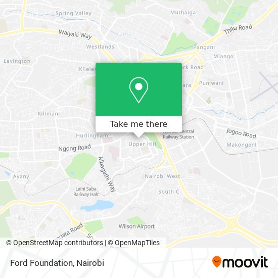 Ford Foundation map