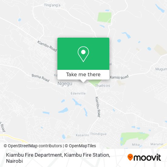 Kiambu Fire Department, Kiambu Fire Station map