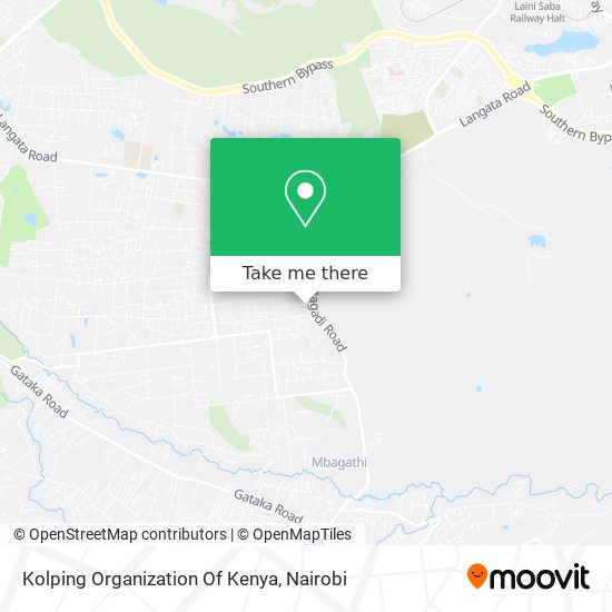 Kolping Organization Of Kenya map