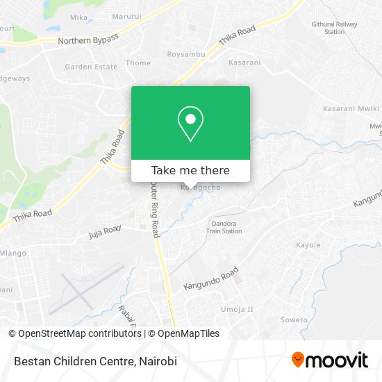 Bestan Children Centre map