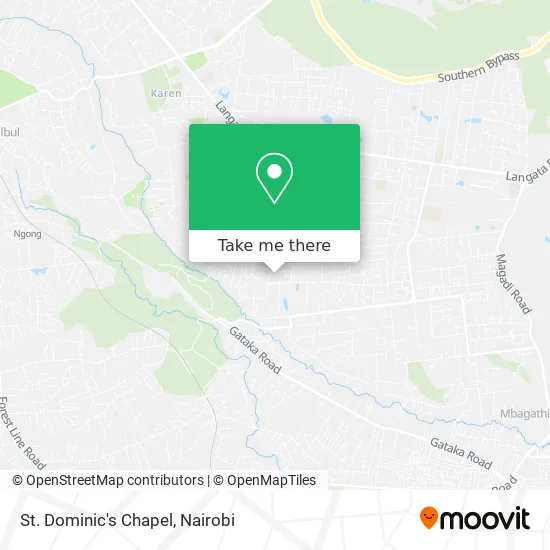 St. Dominic's Chapel map