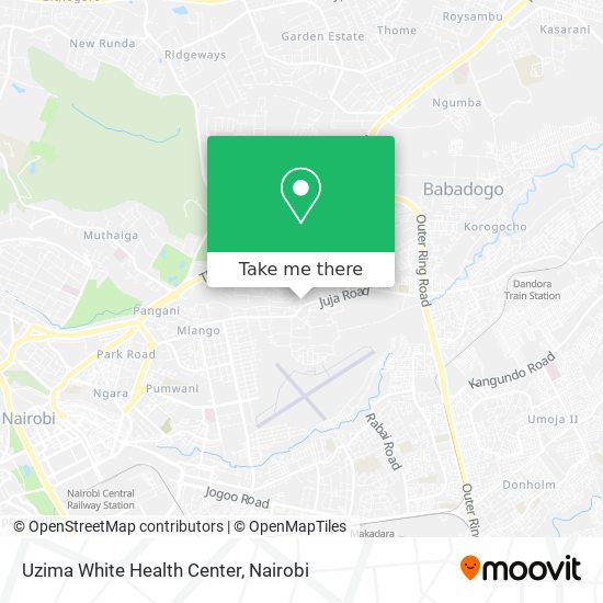 Uzima White Health Center map