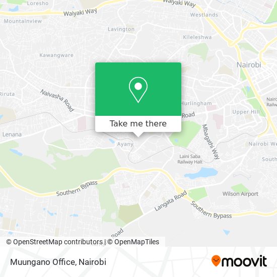 Muungano Office map