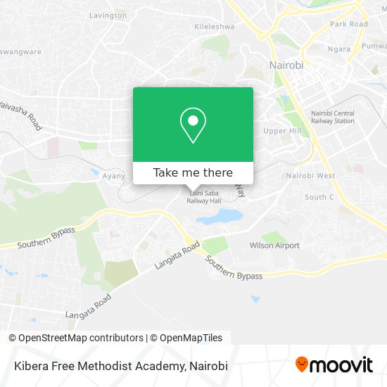 Kibera Free Methodist Academy map