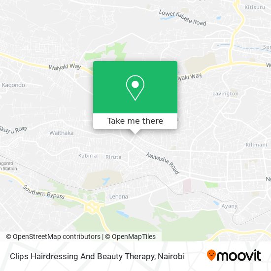 Clips Hairdressing And Beauty Therapy map