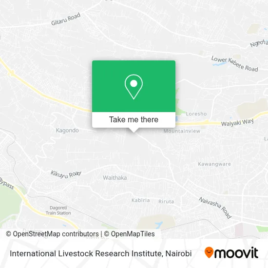 International Livestock Research Institute map