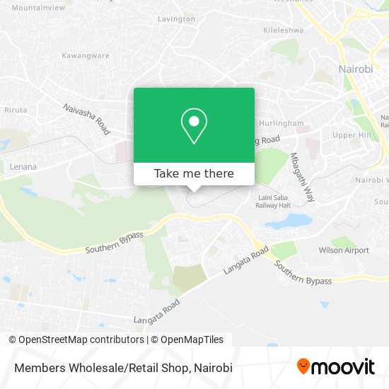 Members Wholesale/Retail Shop map