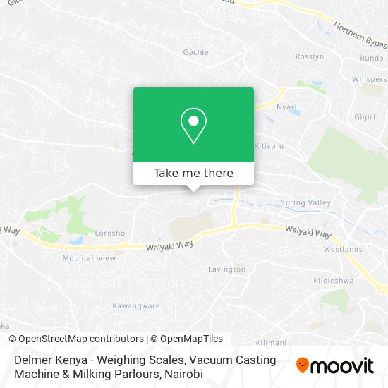 Delmer Kenya - Weighing Scales, Vacuum Casting Machine & Milking Parlours map