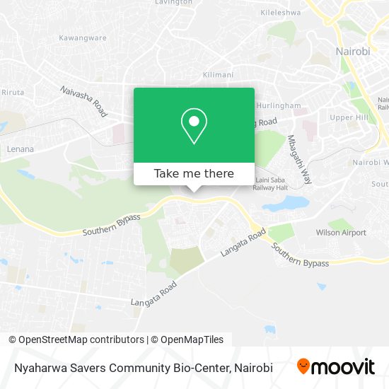 Nyaharwa Savers Community Bio-Center map