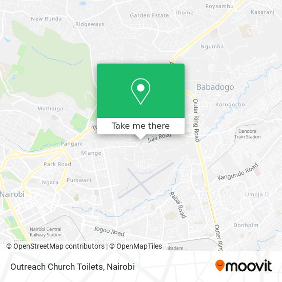 Outreach Church Toilets map