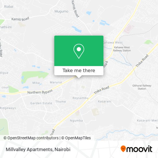 Millvalley Apartments map