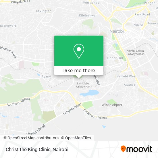 Christ the King Clinic map