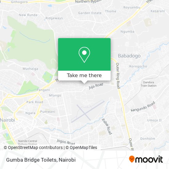 Gumba Bridge Toilets map