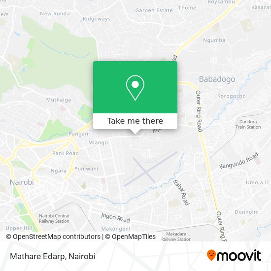 Mathare Edarp map
