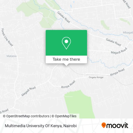 Multimedia University Of Kenya map
