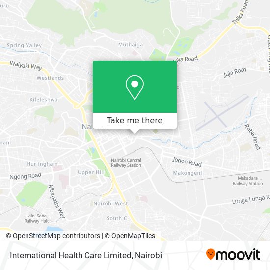 International Health Care Limited map