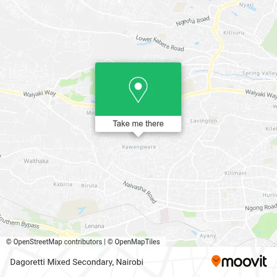 Dagoretti Mixed Secondary map