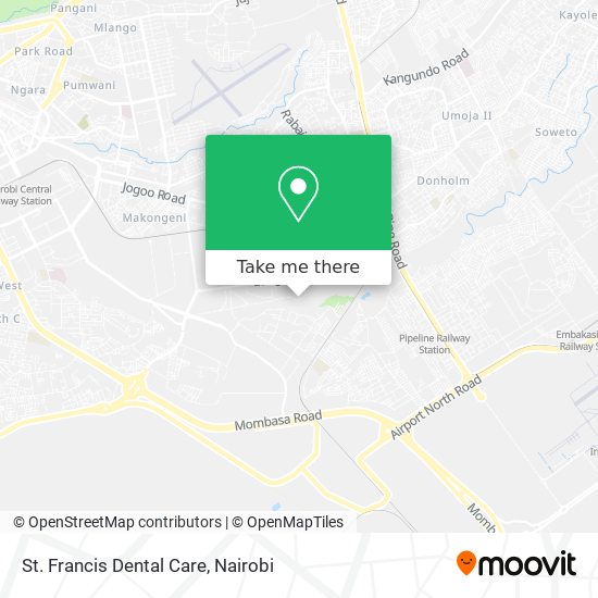 St. Francis Dental Care map