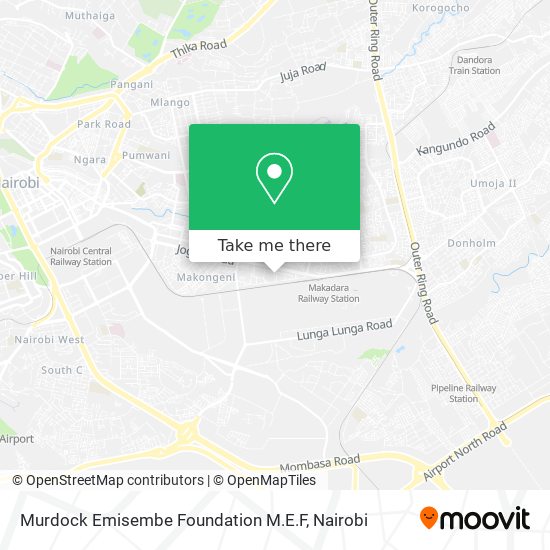 Murdock Emisembe Foundation M.E.F map