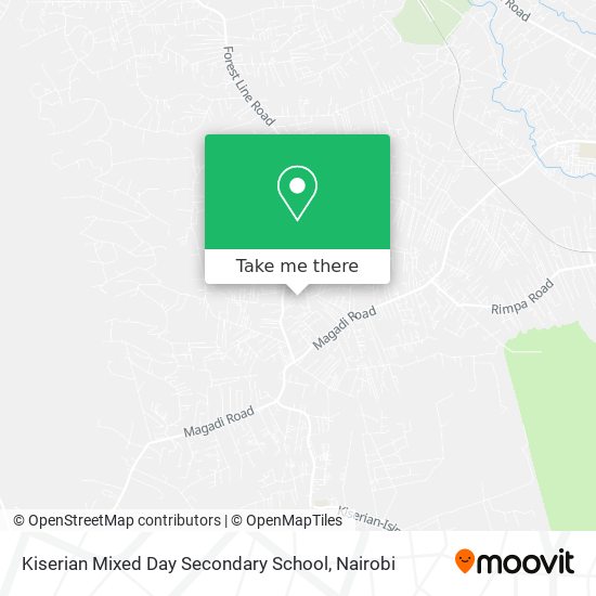 Kiserian Mixed Day Secondary School map