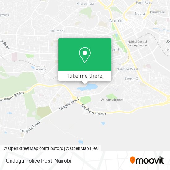 Undugu Police Post map