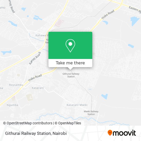 Githurai Railway Station map