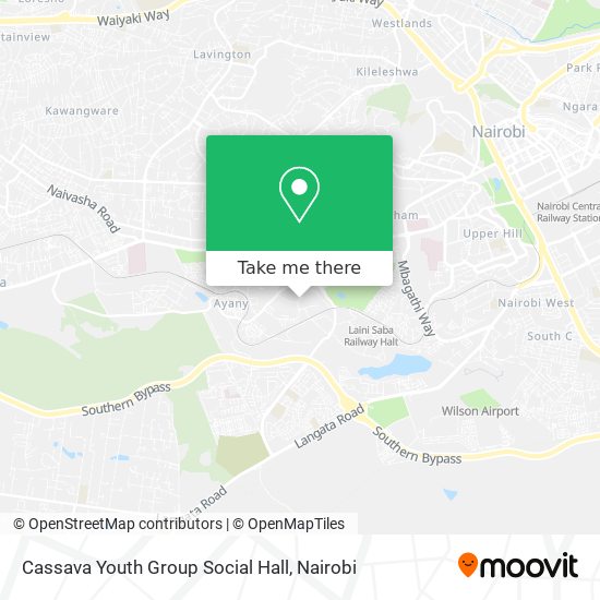 Cassava Youth Group Social Hall map