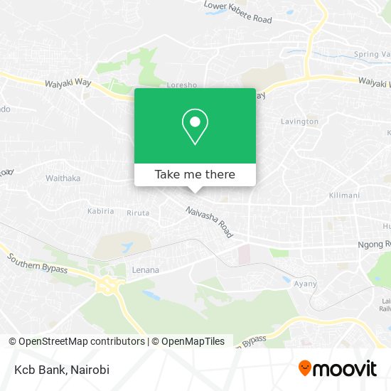 Kcb Bank map