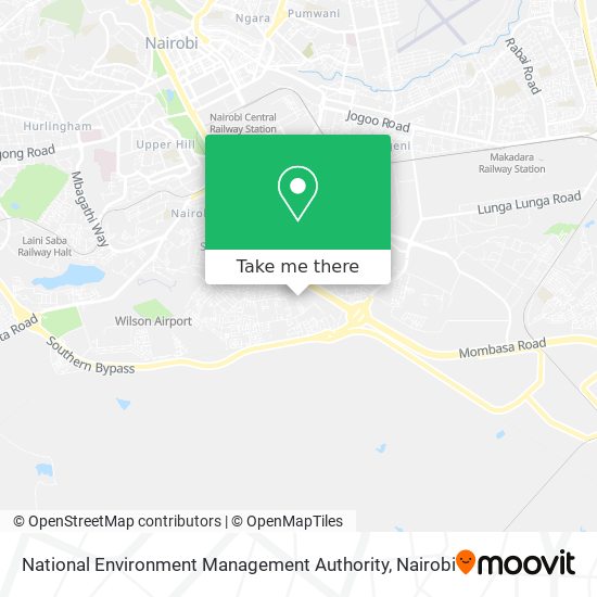 National Environment Management Authority map