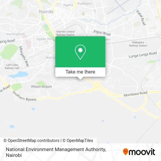National Environment Management Authority map