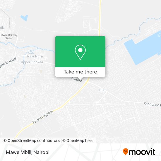 Mawe Mbili map