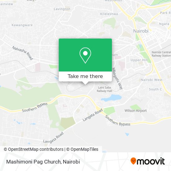 Mashimoni Pag Church map