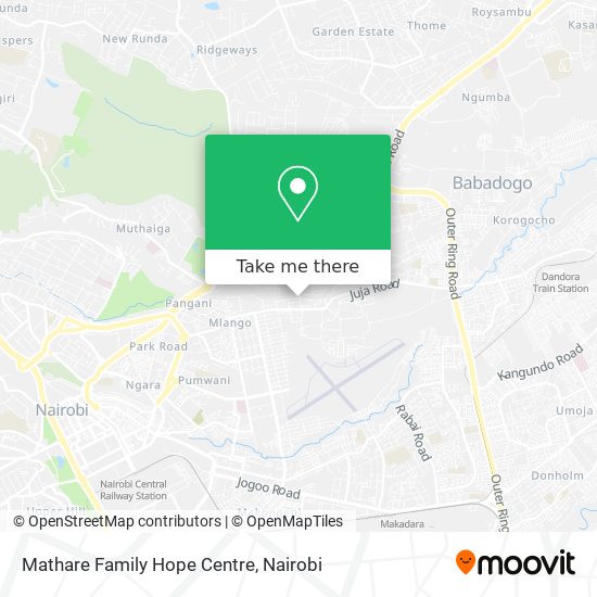 Mathare Family Hope Centre map