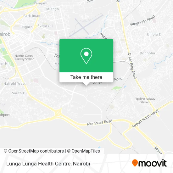 Lunga Lunga Health Centre map
