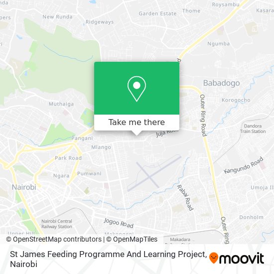 St James Feeding Programme And Learning Project map