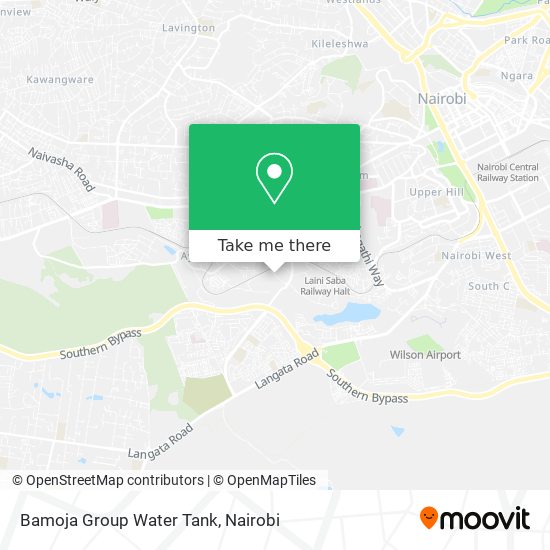 Bamoja Group Water Tank map