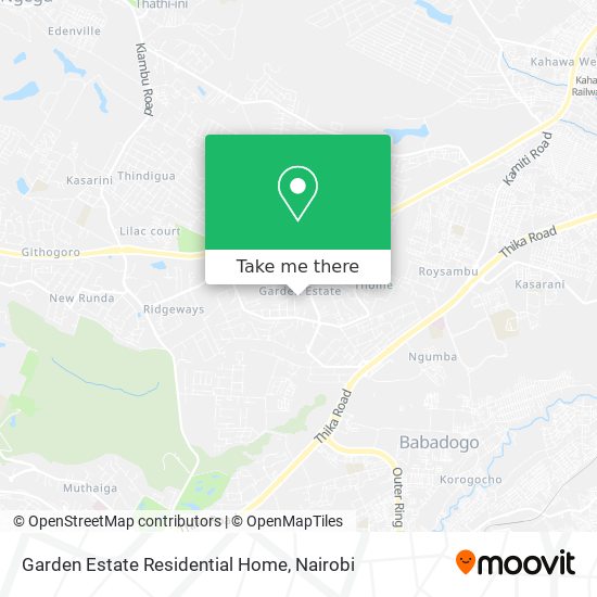 Garden Estate Residential Home map