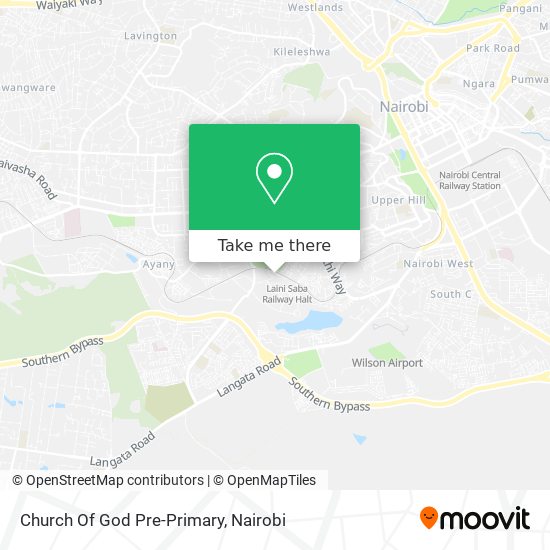 Church Of God Pre-Primary map