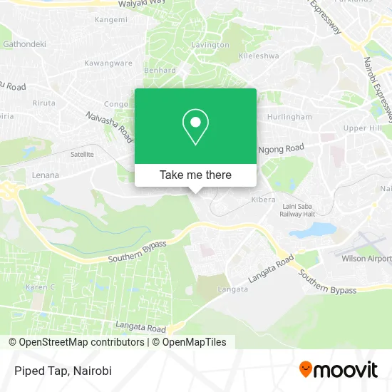 Piped Tap map