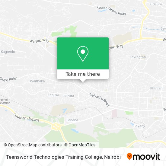 Teensworld Technologies Training College map