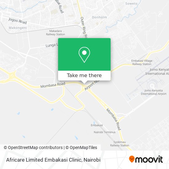 Africare Limited Embakasi Clinic map
