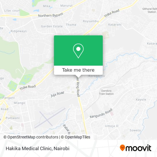 Hakika Medical Clinic map