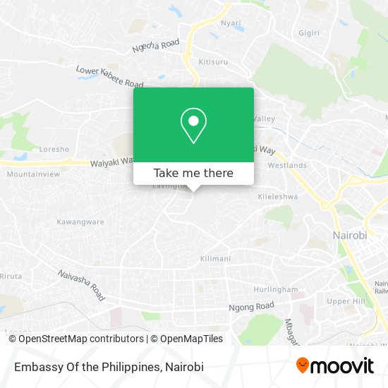 Embassy Of the Philippines map