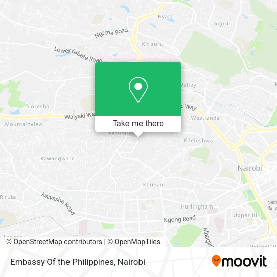 Embassy Of the Philippines map