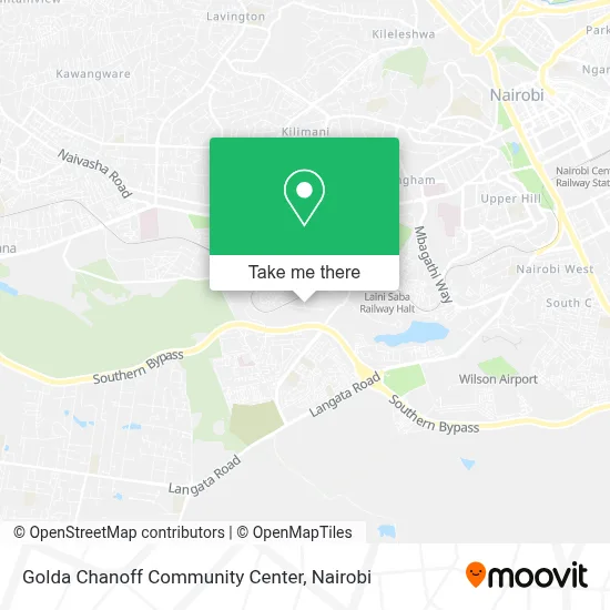 Golda Chanoff Community Center map