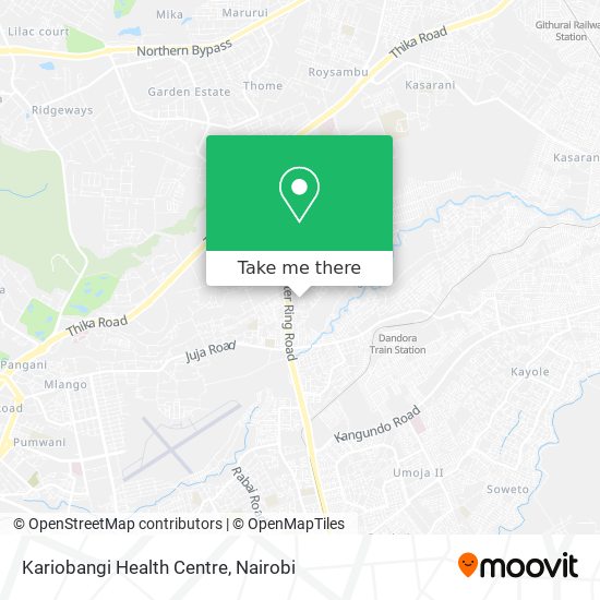 Kariobangi Health Centre map